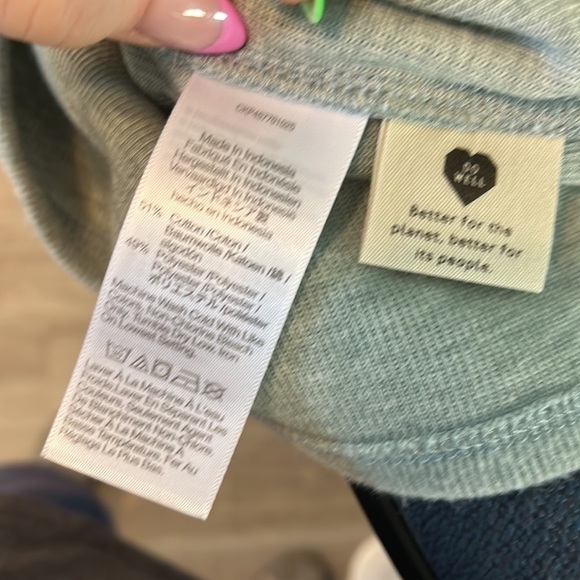 Madewell Resourced Plush MockNeck Top NWT Puff Sleeve Fitted Cotton Size Small - Picture 9 of 12